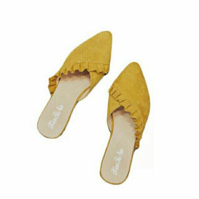 Giày sục đế bệt da lộn | BigBuy360 - bigbuy360.vn