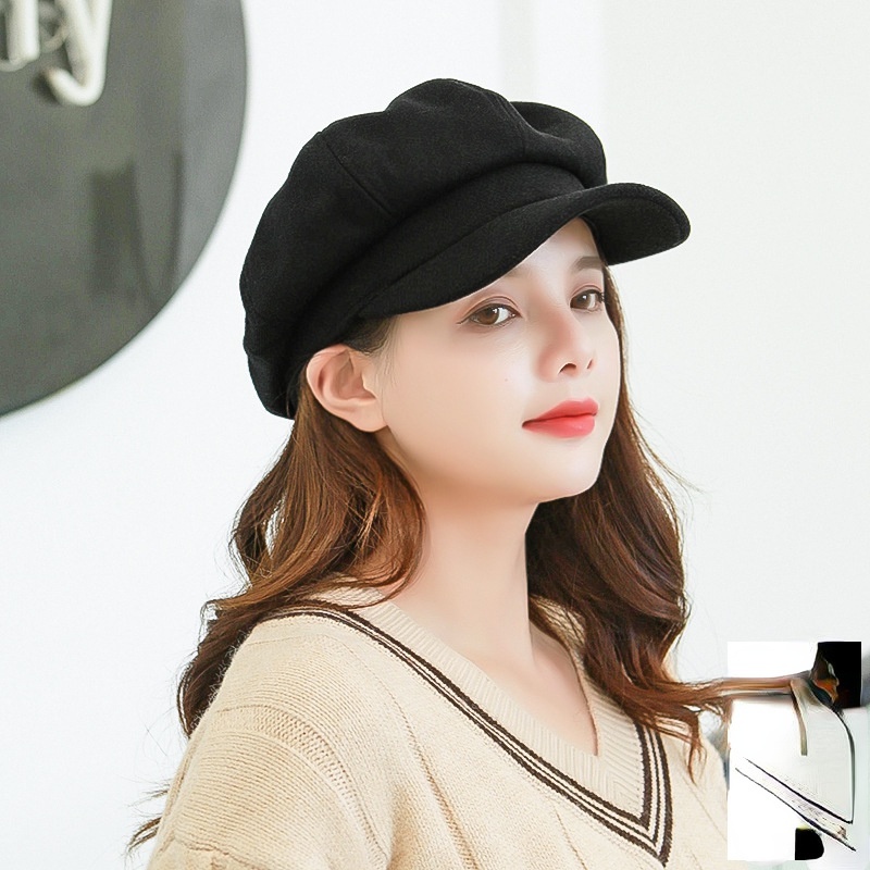 Mũ Lưỡi Trai Phong Cách Retro Hàn Quốc Hợp Thời Trang Xuân Thu