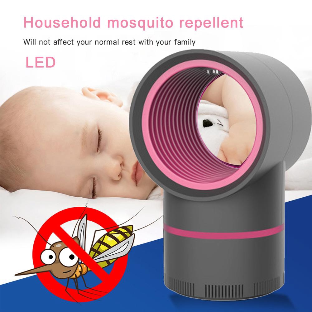 Muỗi Killer Đèn phóng xạ không quang Mute Home LED Bug Côn trùng Bẫy chống muỗi