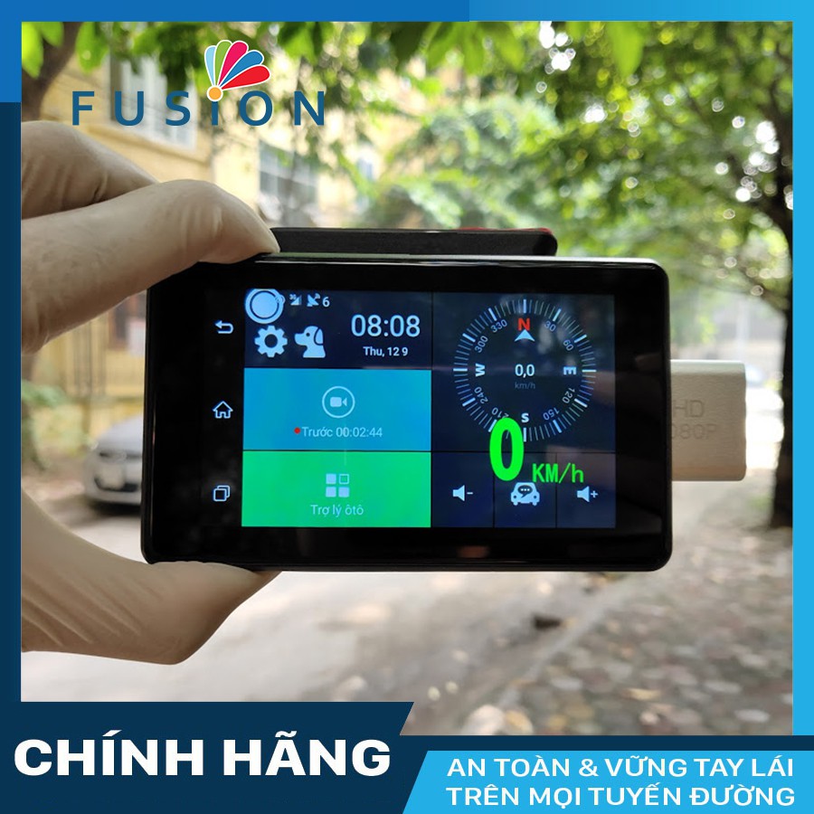Camera hành trình định vị xe ô tô từ xa Fusion X5 + thẻ nhớ 64GB kèm Sim 4G | BigBuy360 - bigbuy360.vn