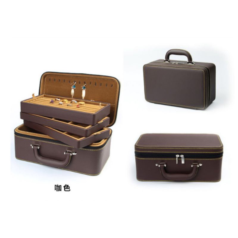 Vali HỘP ĐỰNG Trang Sức 3 Tầng Siêu Đẹp, Hàng Cao Cấp