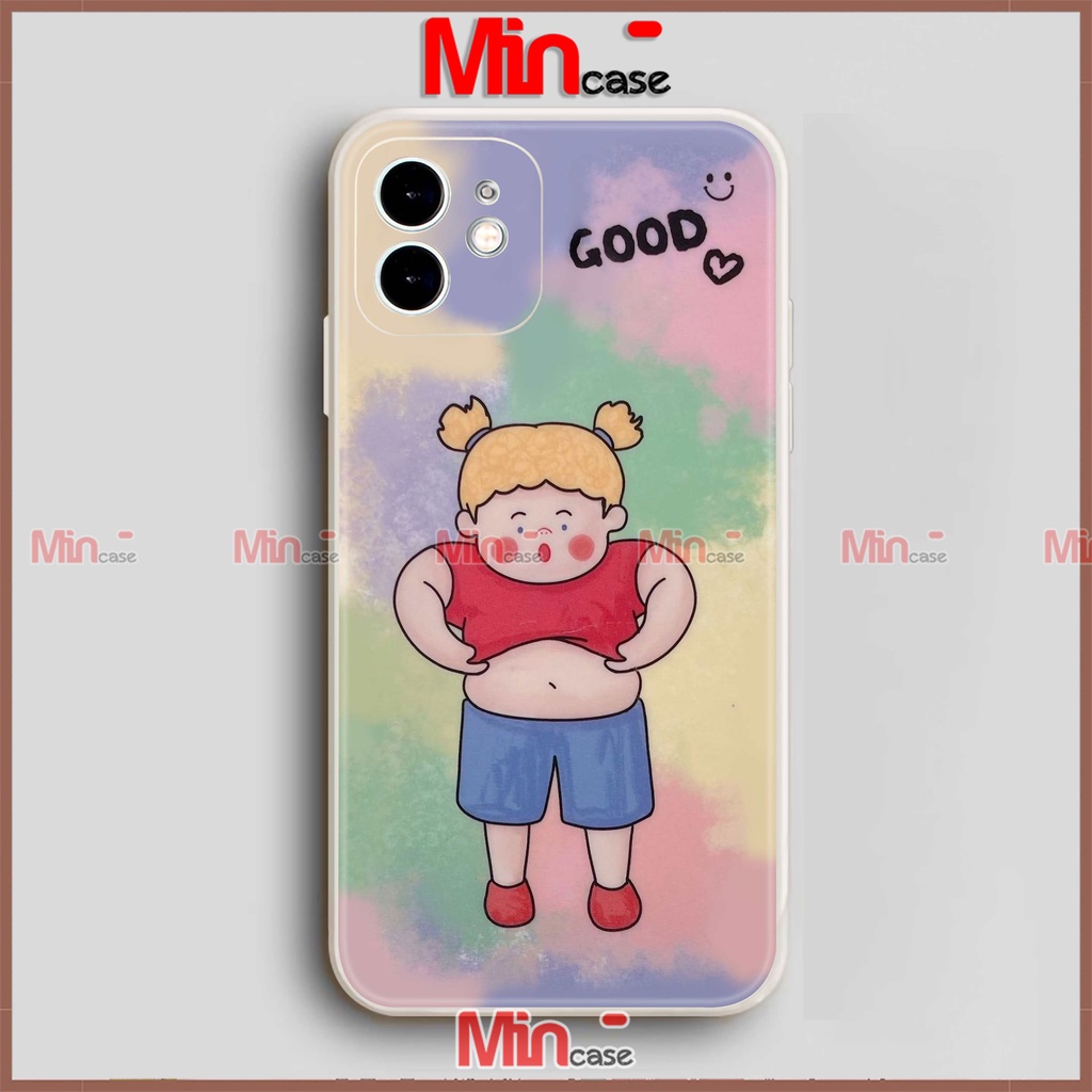 Ốp lưng iPhone cặp đôi viền vuông silicon mềm dẻo cho iphone 6/6s/7/8/X/XS/XR/11/12/13 Pro Plus Max đẹp cute dễ thương