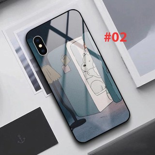 Ốp lưng kính Samsung Galaxy Note 8 Note 9 Note 10 Note 10 Plus in hình CUTE
