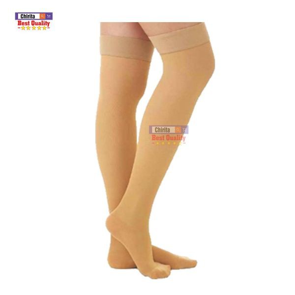 Bộ 5 Đôi Tất Nữ Da Cao Trên Gối Vớ Nữ Thun Siêu Mềm Mịn Thoáng Mát