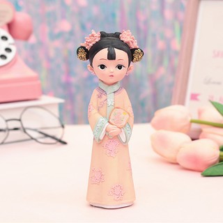 (04 mẫu) Tượng chibi thiếu nữ cổ trang 3D - mẫu 03