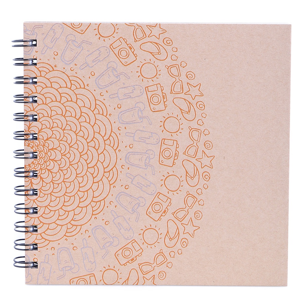 Sổ Vẽ Sketchbook 80 Trang Khai Trí Stationery Gáy Lò Xo - Ocean L