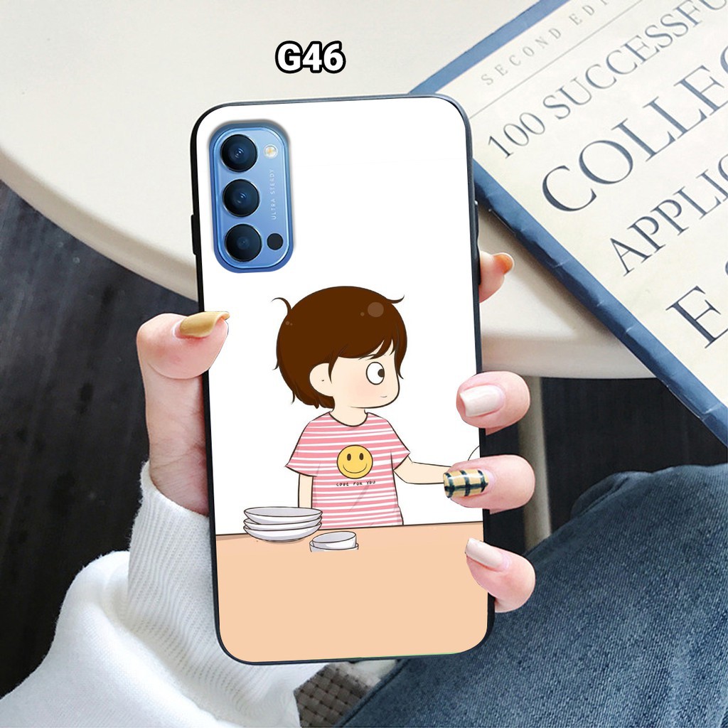 [HOT] Ốp lưng RENO 4 - RENO 4 PRO in hình đôi hoạt hình dễ thương