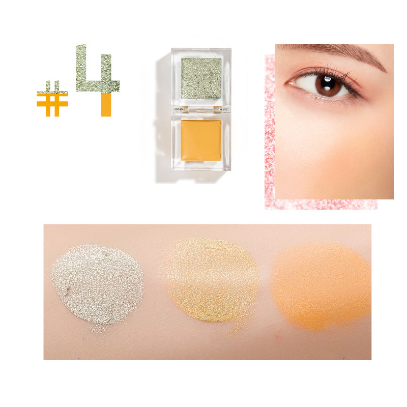 (Hàng Mới Về) Phấn Bắt Sáng Màu Đôi Lấp Lánh Trang Điểm Mặt Và Cơ Thể Hbsj