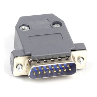 Đầu db15 loại đực có vỏ 2 hàng chân