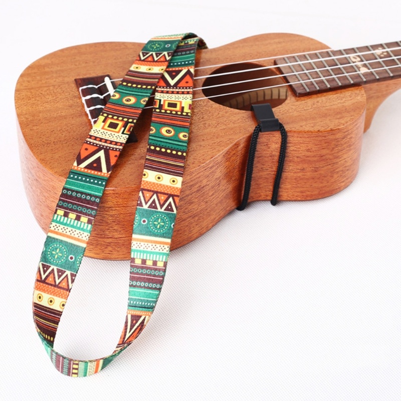 Dây Đeo Đàn Ukulele Phong Cách Dân Tộc Kèm Móc Chữ J