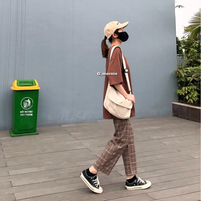 Quần suông kẻ caro G003 | BigBuy360 - bigbuy360.vn