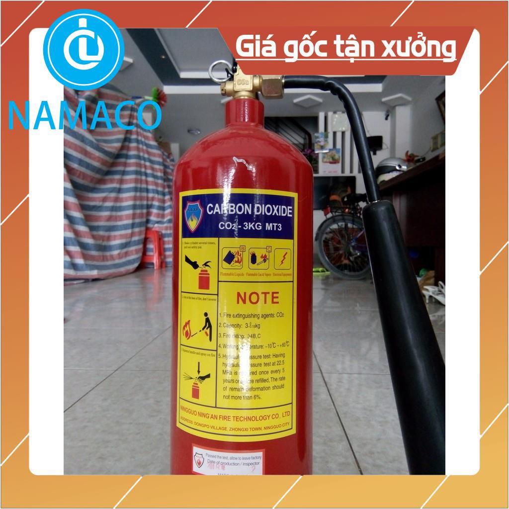 Bình PCCC, Bình Chữa Cháy CO2-3kg, Bảo Hành 12 tháng (107/41 liên khu 4-5, P. Bình Hưng Hòa B, Q. Bình Tân)