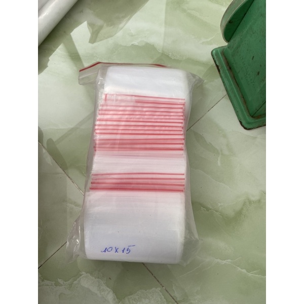 HCM- 1kg/ 100g-500g Túi zip chỉ đỏ size đủ các size 5 ,6,7,8,10, 12,15,17,25…
