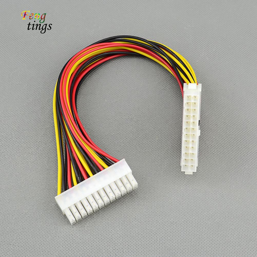 Dây Cáp Nối Dài Nguồn 24 Chấu Đực Sang 24 Chấu Psu Đầu Cái