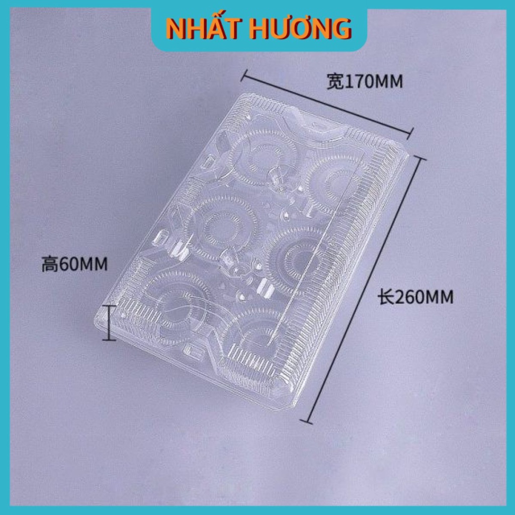Hộp Nhựa Đựng Bánh Tart Trứng J360