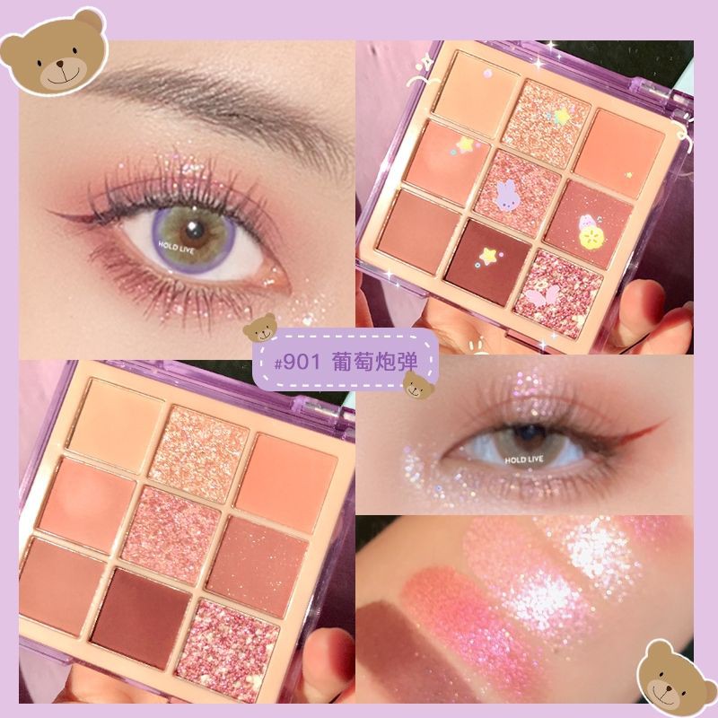 HOLD LIVE - Bảng mắt Hold Live Maddie Bear Mist Eyeshadow Palette