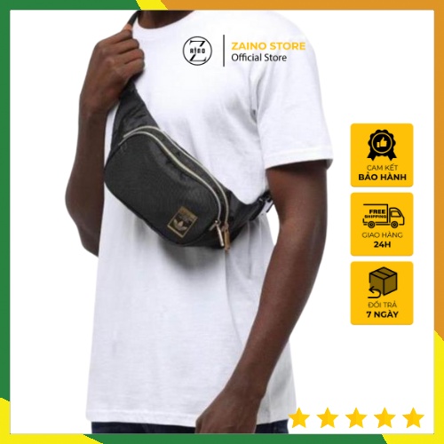Túi bao tử Cross Body Bag Adidas đeo ngực, đeo hông 2 ngăn tiện lợi chất liệu chống thấm không phai màu