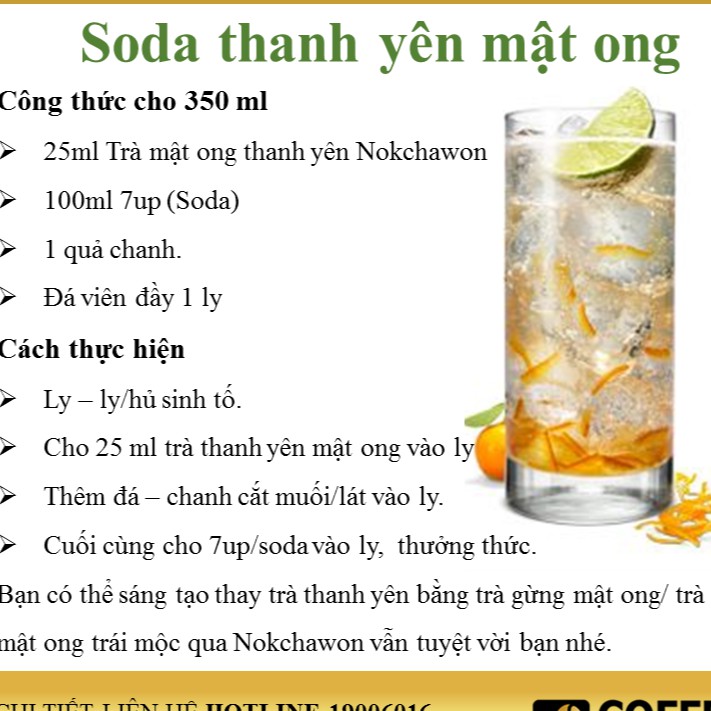 Trà Thanh Yên Mật Ong Nokchawon 300g