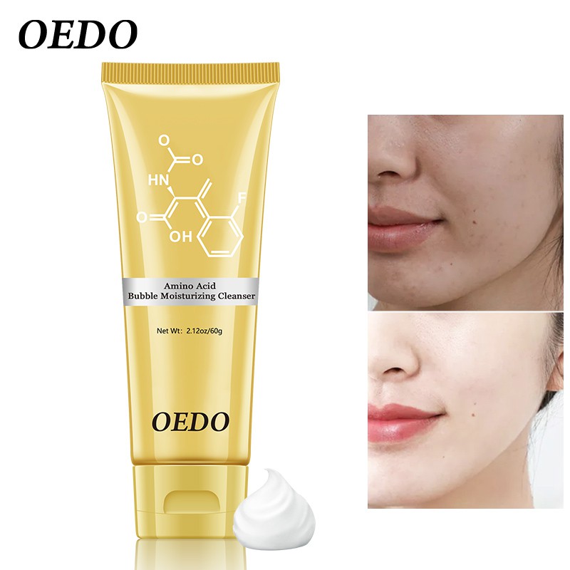 Sữa Rửa Mặt Dưỡng Ẩm OEDO Amino Acid Tạo Bọt Giảm Mụn Dưỡng Ẩm Làm Trắng Da 50g