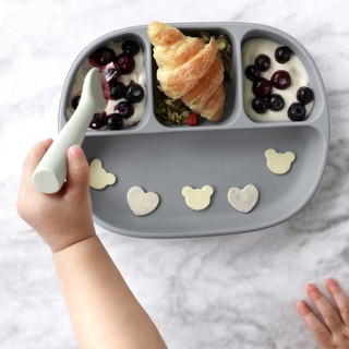 KHAY ĂN DẶM CÓ ĐẾ HÍT CHỐNG ĐỔ AN TOÀN CHO BÉ CO&BI - CHẤT LIỆU 100% SILICONE CAO CẤP