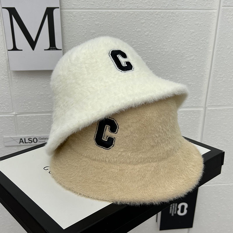 Nón Tai Bèo Vải Lông Thời Trang Thu Đông Phong Cách Hàn Quốc Xinh Xắn Cho Nữ