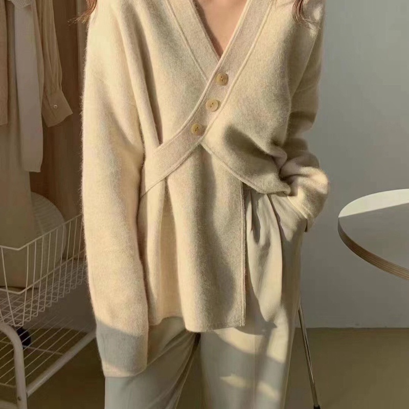 Áo Khoác Cardigan Thiết Kế Mới Thời Trang Mùa Xuân Thu Theo Phong Cách Hàn Quốc Cho Nữ