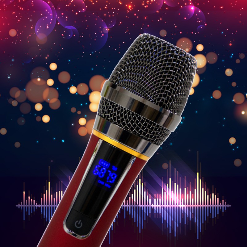 Micro Không Dây, Micro Hát Karaoke MU02, Chuyên Dành Cho Mọi Loa Kéo, Âm Ly ,Tần Số 50, Hát Nhẹ Và Êm