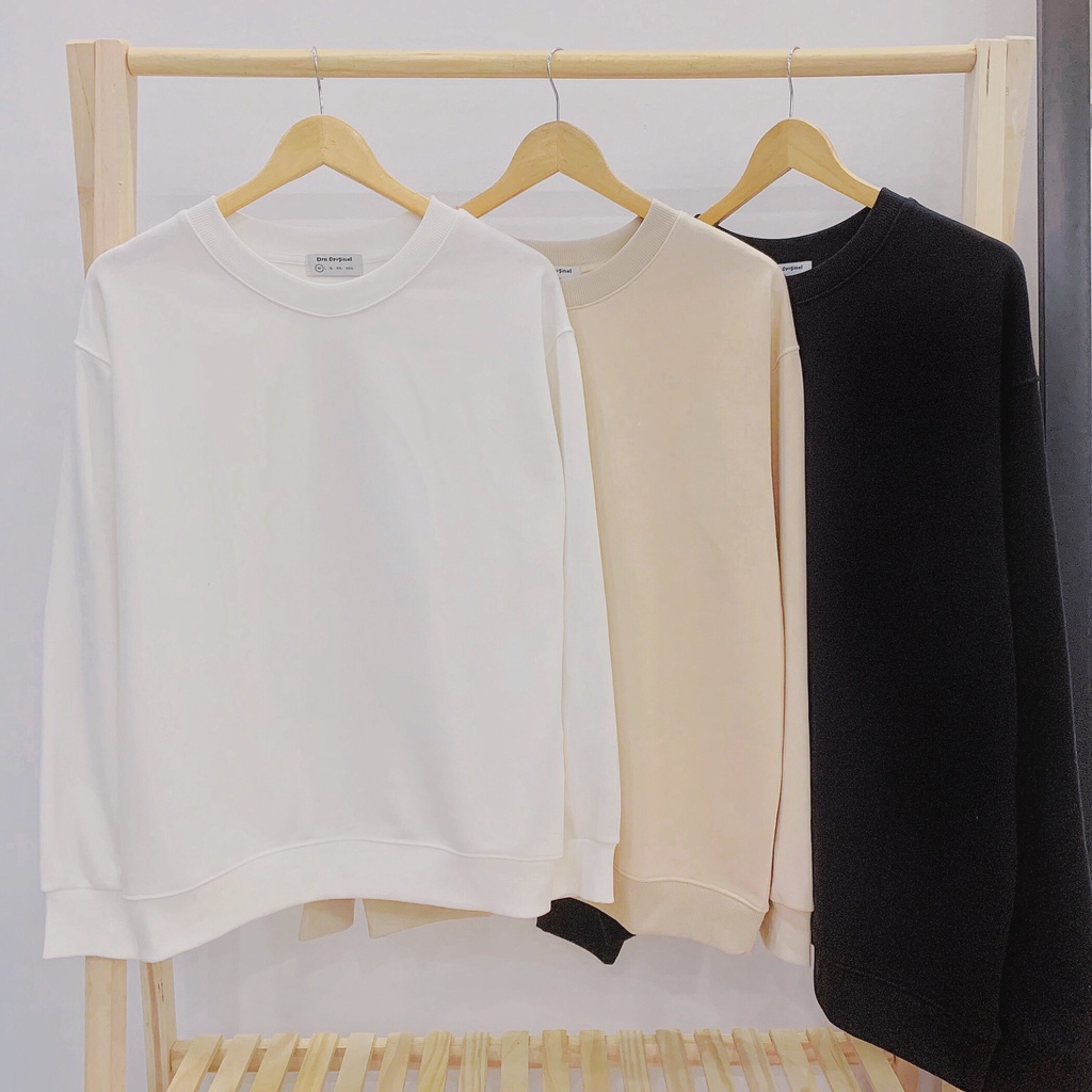  Áo Sweater Thêu Theo Yêu Cầu Nỉ Chân Cua 100% Cotton không xù Nam Nữ | BigBuy360 - bigbuy360.vn