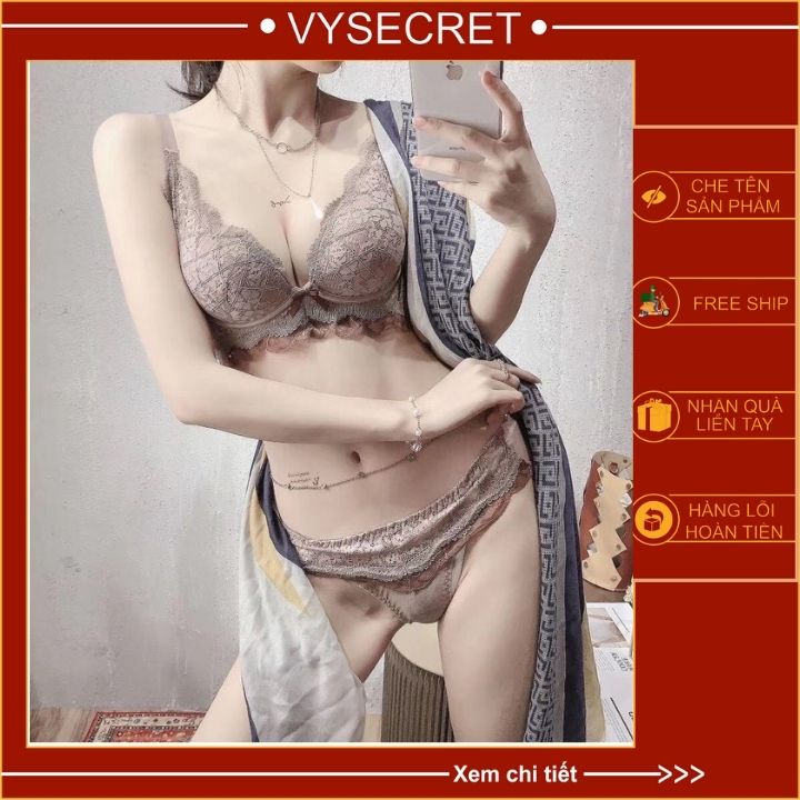 BỘ ÁO LÓT REN 👙 freeship  👙 áo ngực cao cấp nâng ngực mềm mại ,thông hơi,quyến rũ,tạo khe c127 | BigBuy360 - bigbuy360.vn