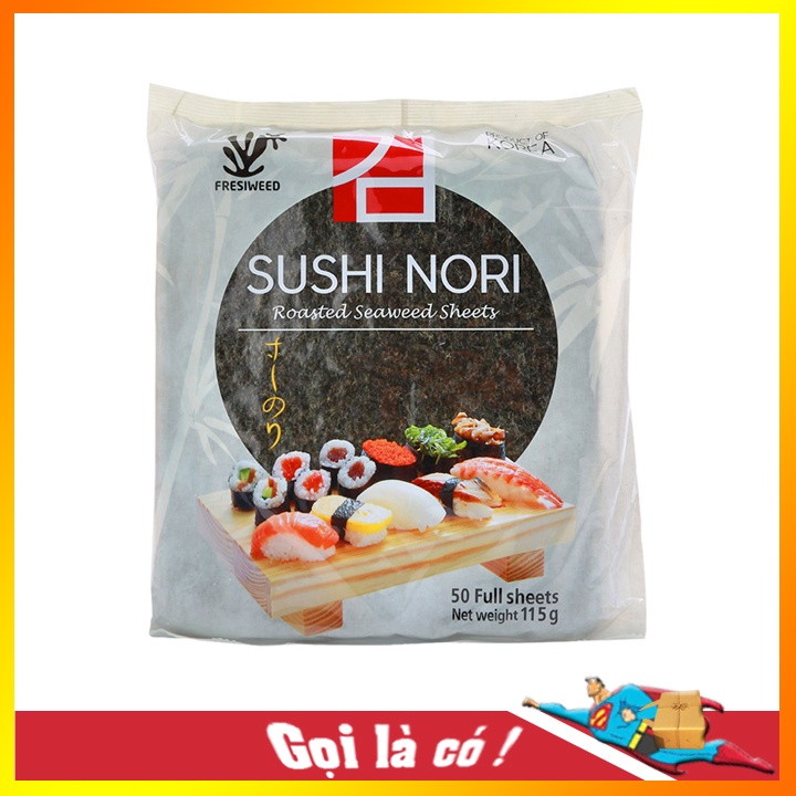 Rong Biển Cuộn Cơm 🌺FREESHIP🌺 Sushi Nori/ Gimbab hiệu Fresiweed - DATE MỚI