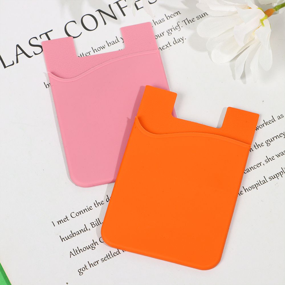 Ví đựng thẻ id dán lưng điện thoại nhiều màu tùy chọn thời trang cho nam nữ