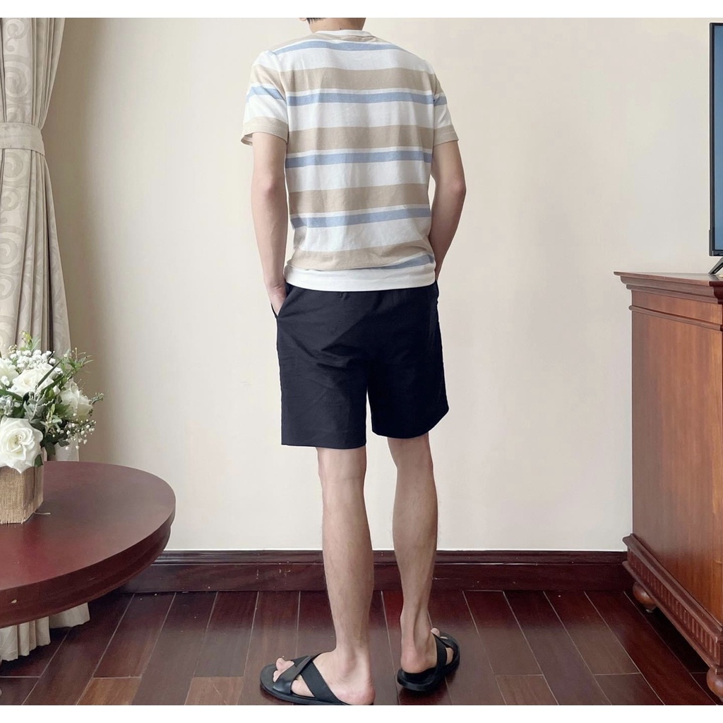 Quần short nam chất liệu linen nano Project M xuất Hàn