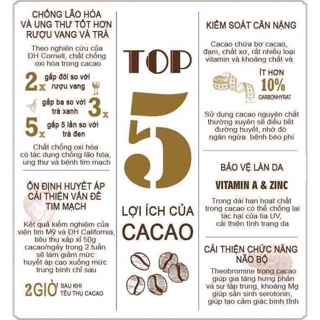 Bột cacao dăklăn nguyên chất 500gr