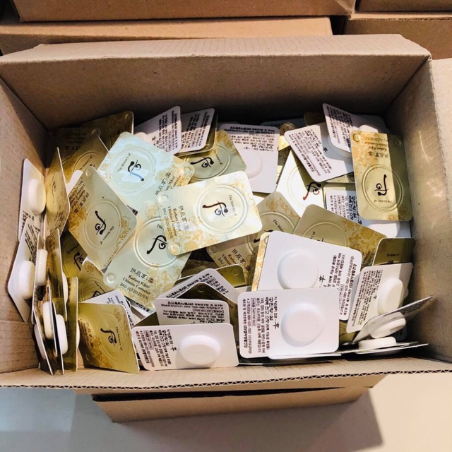 Vỉ Cao Nám Dưỡng Sáng Da Đông Y Whoo Radiant White Ultimate Corrector date 2025