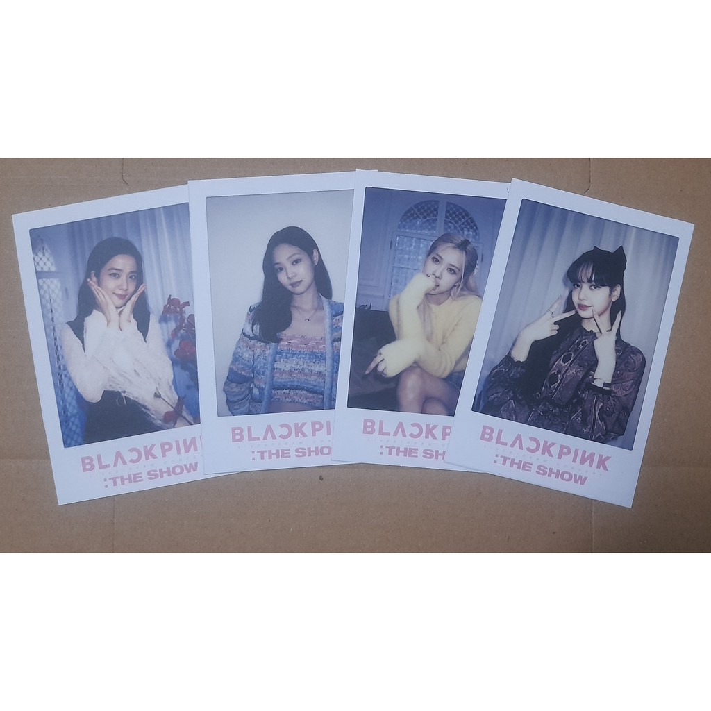 Bộ ảnh photocard fanmade BLACKPINK THE SHOW E54