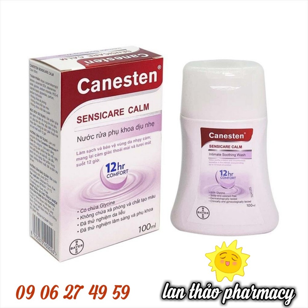 DUNG DỊCH VỆ SINH CANESTEN CHAI 100ML