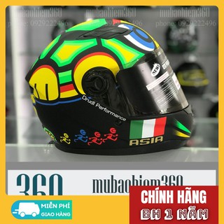 Mũ Bảo Hiểm fullface Asia Mt136 Miễn phí vận chuyển - Nói không với hàng nhái