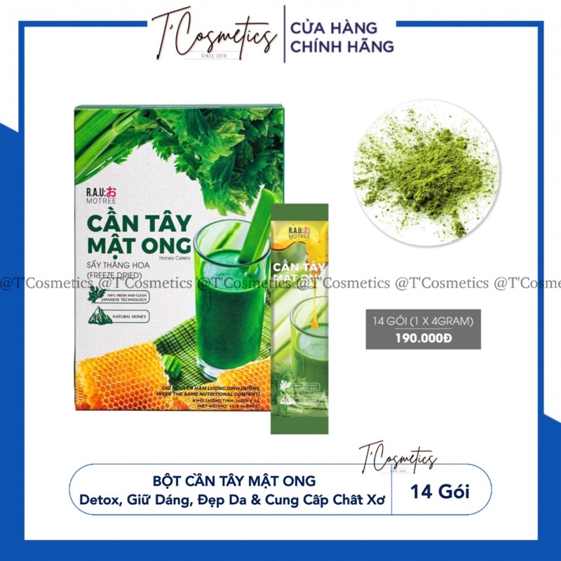 Cần Tây Mật Ong Motree [1 Hộp 14 Gói/4g]