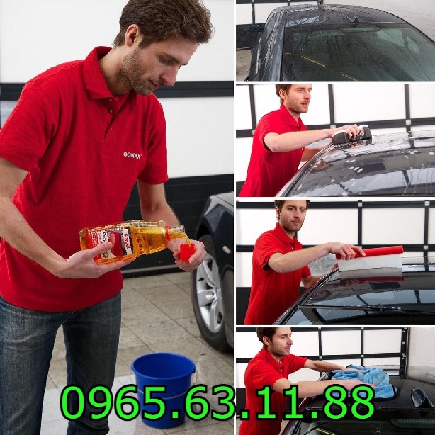 Nước rửa xe SONAX (Hàng chính hãng) đậm đặc bóng sơn, rửa được mọi loại xe và màu sơn - Chai 1000ml