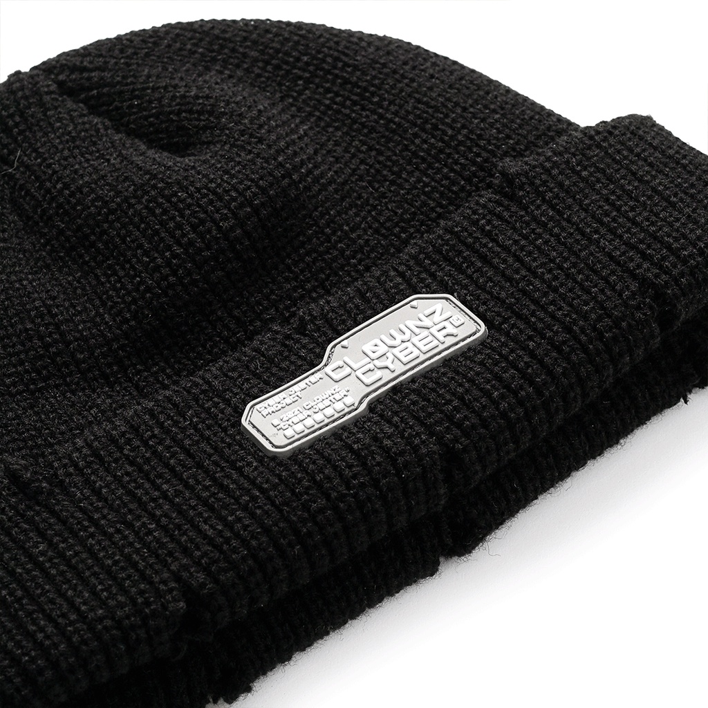 Mũ len gấp nếp local brand Clownz Cyber Beanie len tự nhiên, ba màu