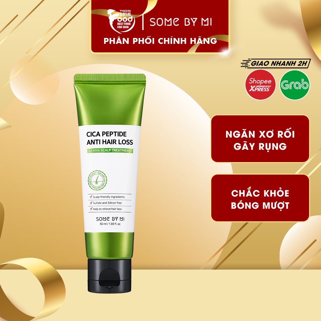 Dầu Xả Phục Hồi Và Kích Thích Mọc Tóc Some By Mi Cica Peptide Anti Hair Loss Derma Scalp Treatment 50ml