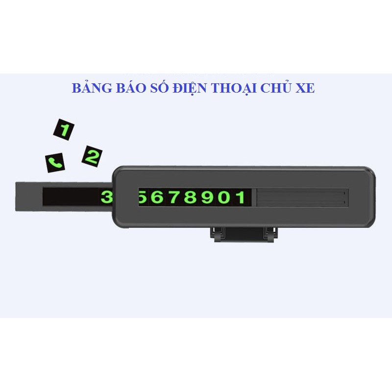 Bảng báo số điện thoại chủ xe giá rẻ (Mẫu mới 2020)