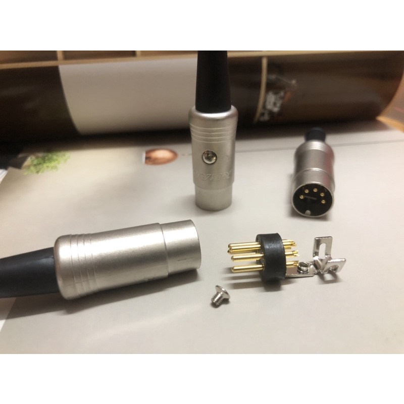 Jack midi din 5 chân cao cấp mạ vàng chính hãng dành cho amply cổ,đức,châu âu