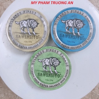 [ Hàng Chuẩn] Sáp Vuốt Tóc Nam Sawensito - Sáp Cứng Sói Vàng, Sáp Mềm Sói Xanh 100g
