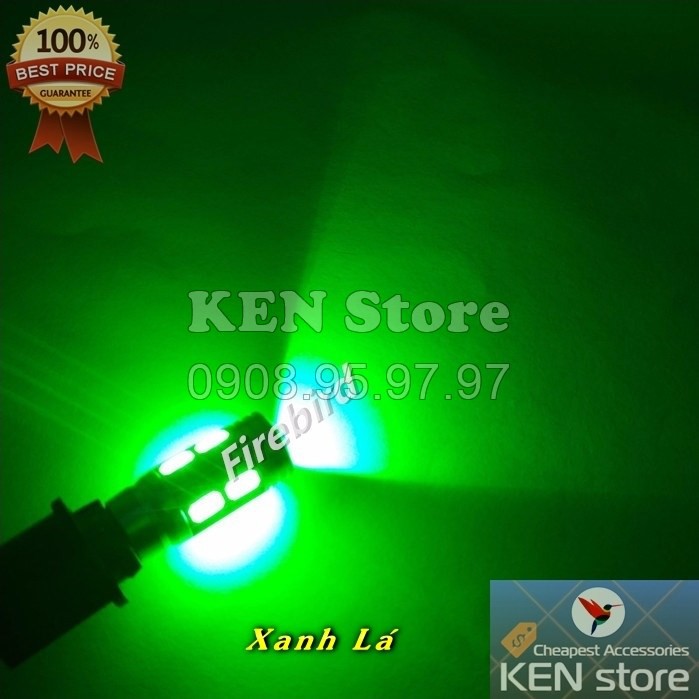 [Mã LIFEAUMAY giảm 10% tối đa 30k đơn 150k] Bóng LED T10 đèn xi nhan, đèn demi xe máy ô tô 10 chip smd 5730