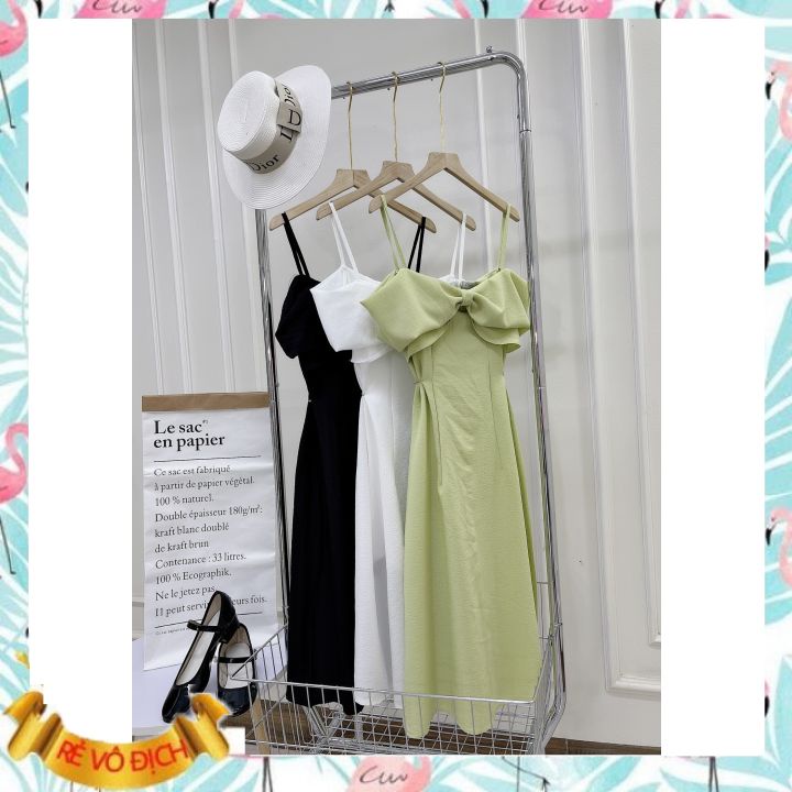 VÁY HAI DÂY DÁNG XÒE. ĐẦM HAI DÂY KẺ ĐỎ CARO