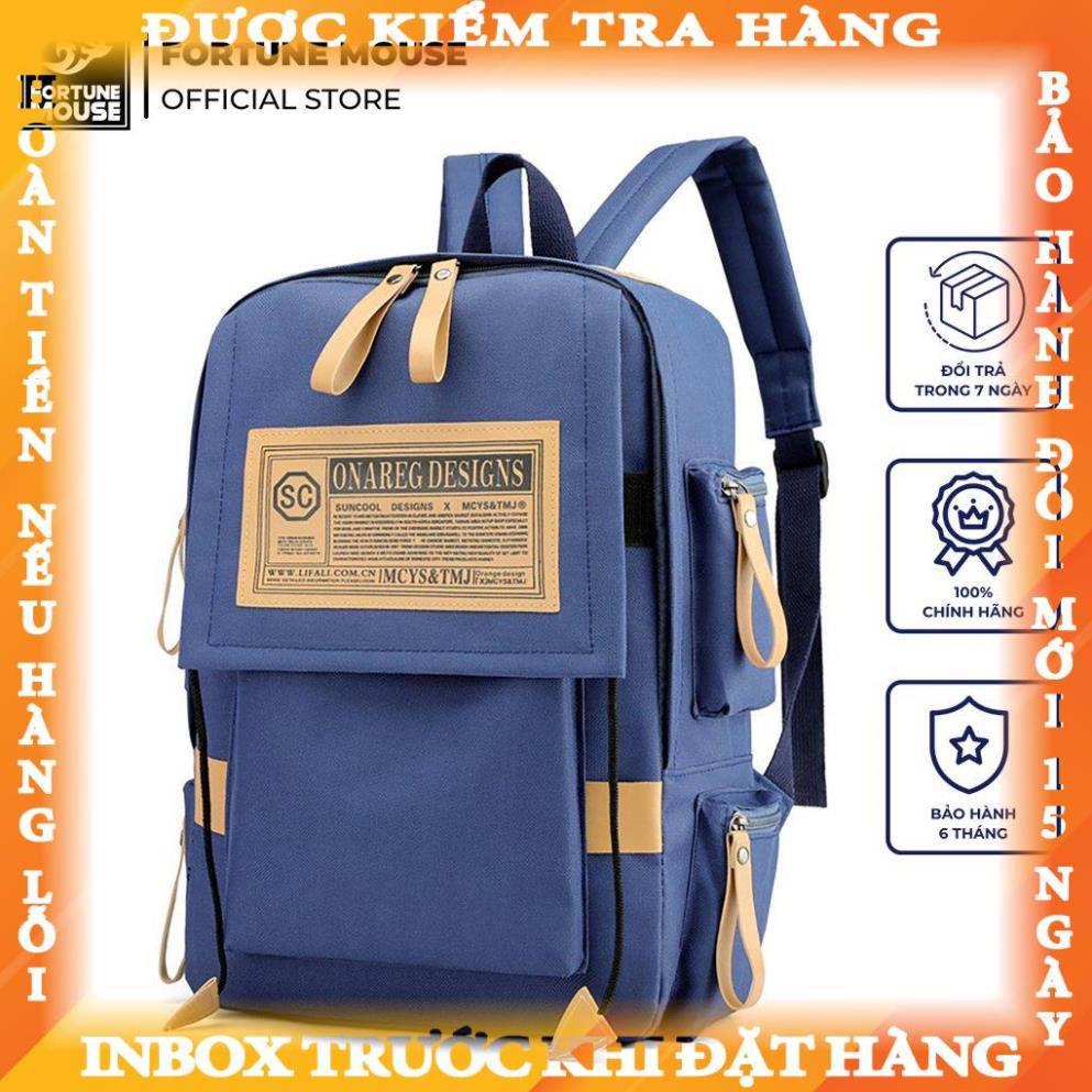 Balo Fortune Mouse thời trang, vừa laptop 16inch 1603 trangoc