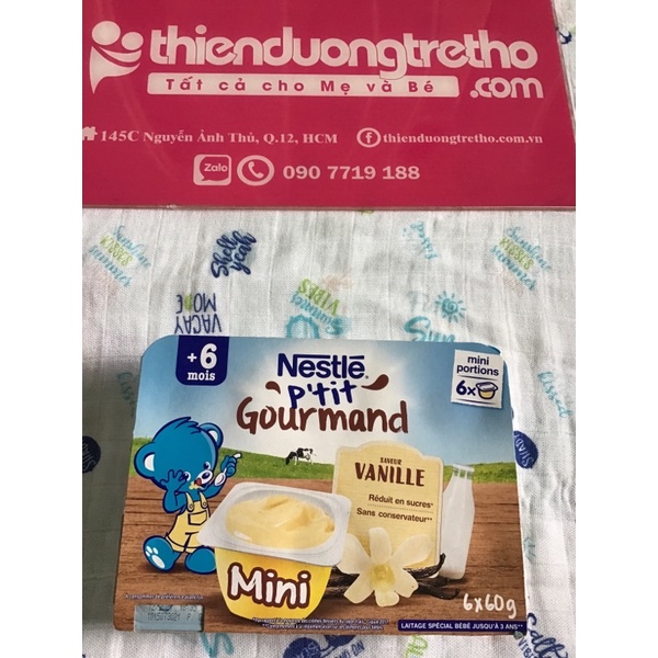 Váng Sữa Nestle Pháp 6 Hộp Cho Bé Từ 6 Tháng Mẫu Mới