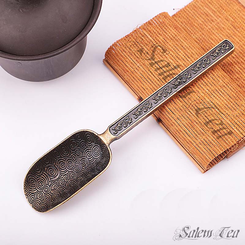 Xẻng xúc trà , cà phê bằng đồng