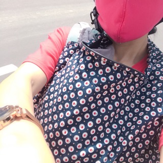 Khăn che bé đi nắng/bé bú/hút sữa Be Bé plus